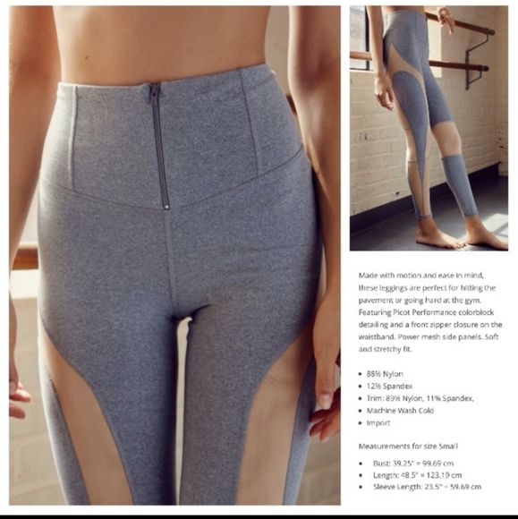 NWOT- Free People Cool Rider High-waist Leggings - Picture 2 of 9